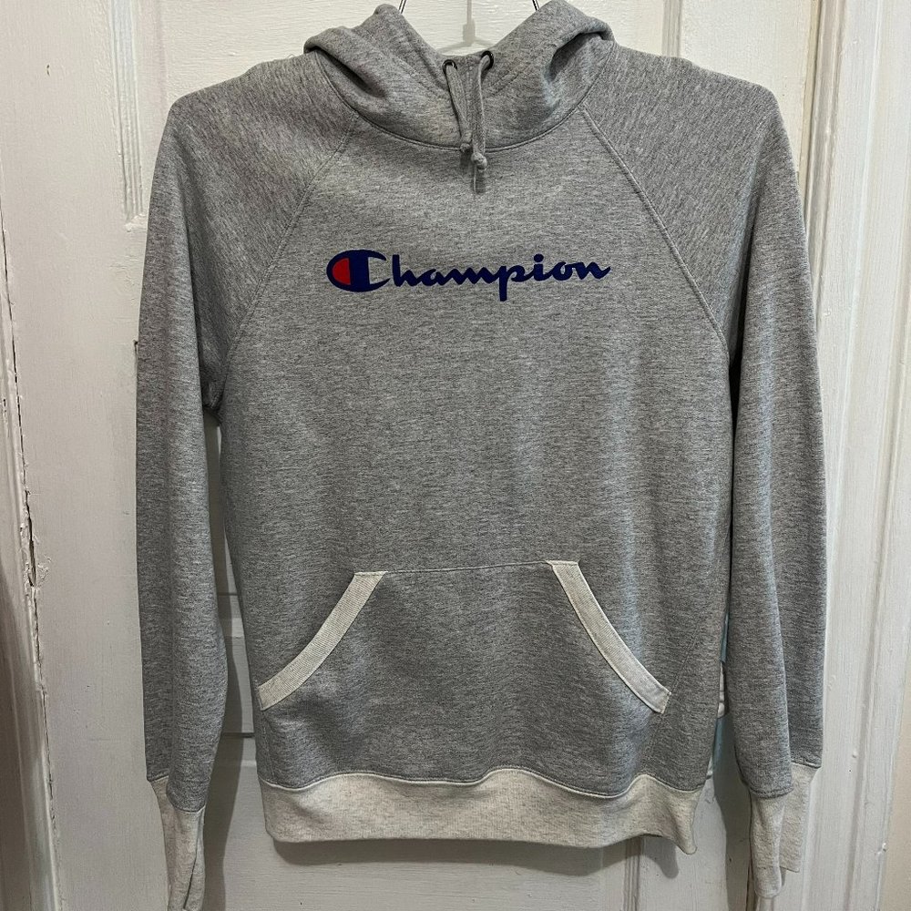 Woman's Gray Champion Hoodie